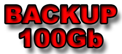 Online backup 100gb package