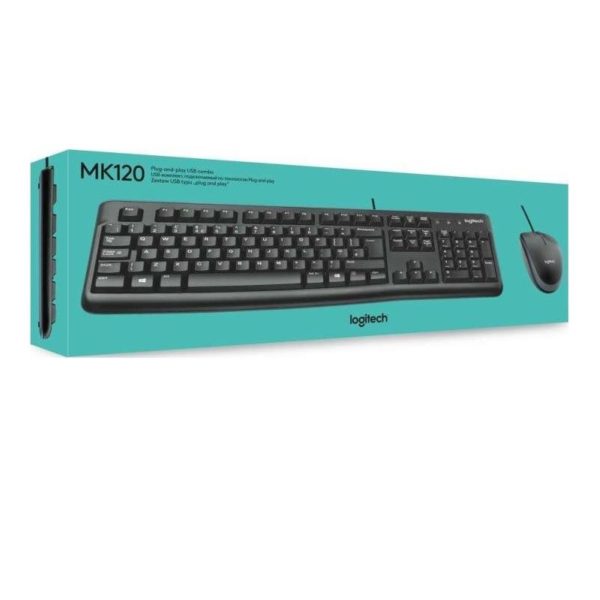 Logitech MK120 keyboard and mouse combo
